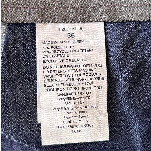 NWT Nicklaus Mens 36 Active Waistband Stretch Shorts Navy Blue Pineapple Print - Picture 11 of 11